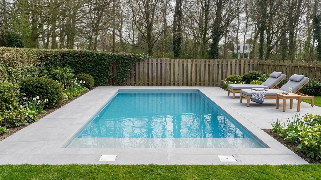 Bouwkundig zwembad in Dronten – projectfoto 1